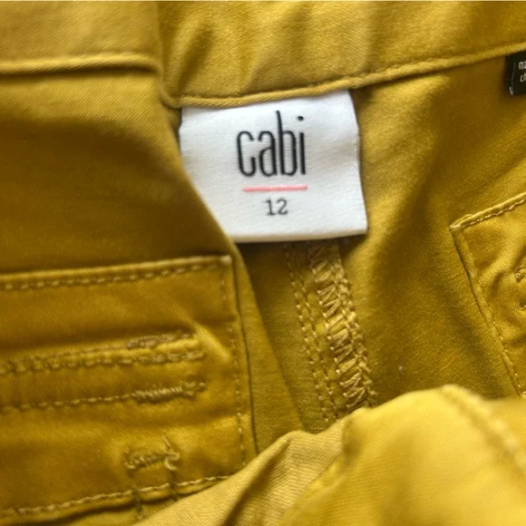 CAbi Yellow Jogger Track Pants Elastic Waist - Picture 4 of 5
